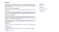 Desktop Screenshot of ninja-build.org